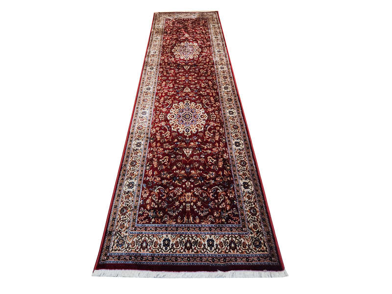 Fine Red Persian design Runner 300 x 80 cm