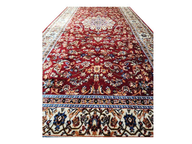 Fine Red Persian design Runner 300 x 80 cm