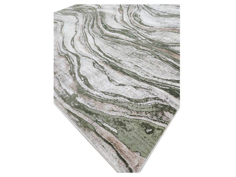 Green Modern Machine Made Carpet 290 x 200 CM