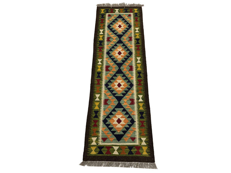 Gorgeous Afghan Maimana kilim Rug 191 x 63 CM