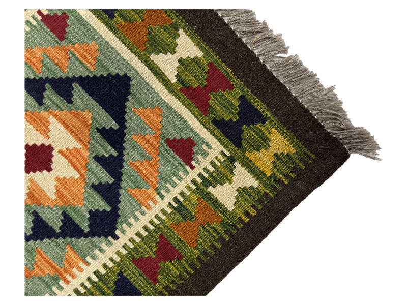 Gorgeous Afghan Maimana kilim Rug 191 x 63 CM