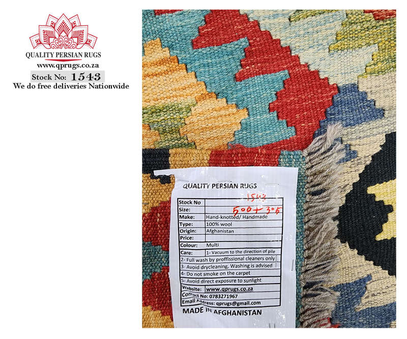 Fine Big size Afghan Choubi Kilim 500 x 305 cm