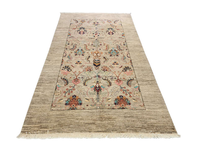 Incredible Afghan Ariana Handmade Carpet 254 x 178 CM