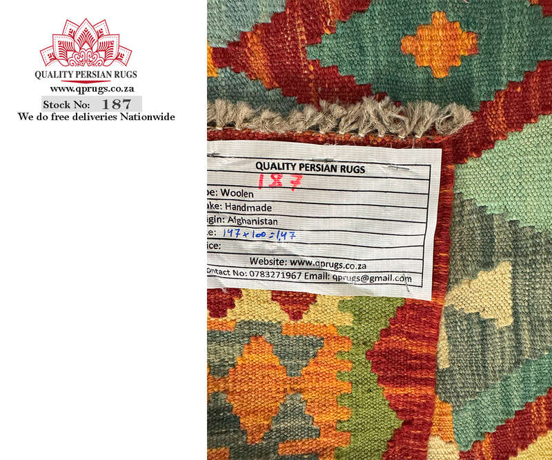 Gorgeous Afghan Choubi Kilim 147 x 100 CM
