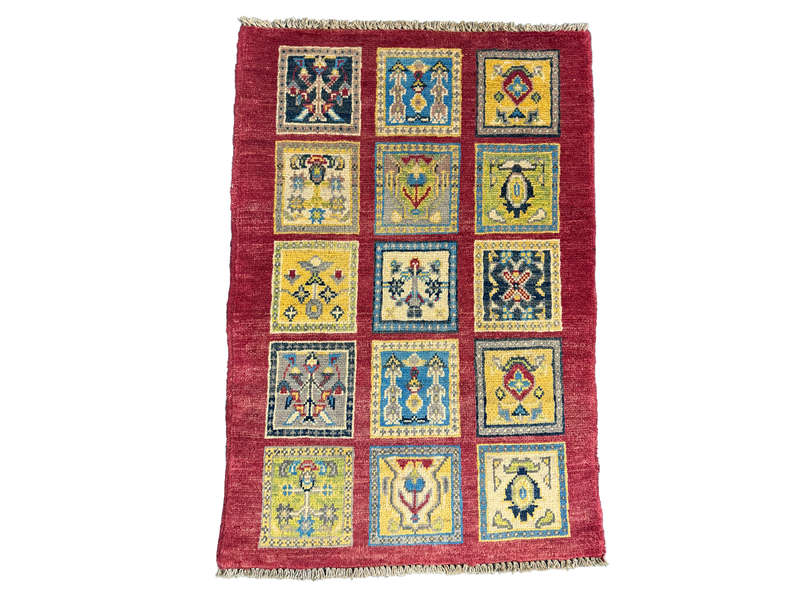 Gorgeous Afghan Ariana Handmade Carpet 90 x 62 CM