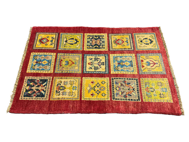 Gorgeous Afghan Ariana Handmade Carpet 90 x 62 CM