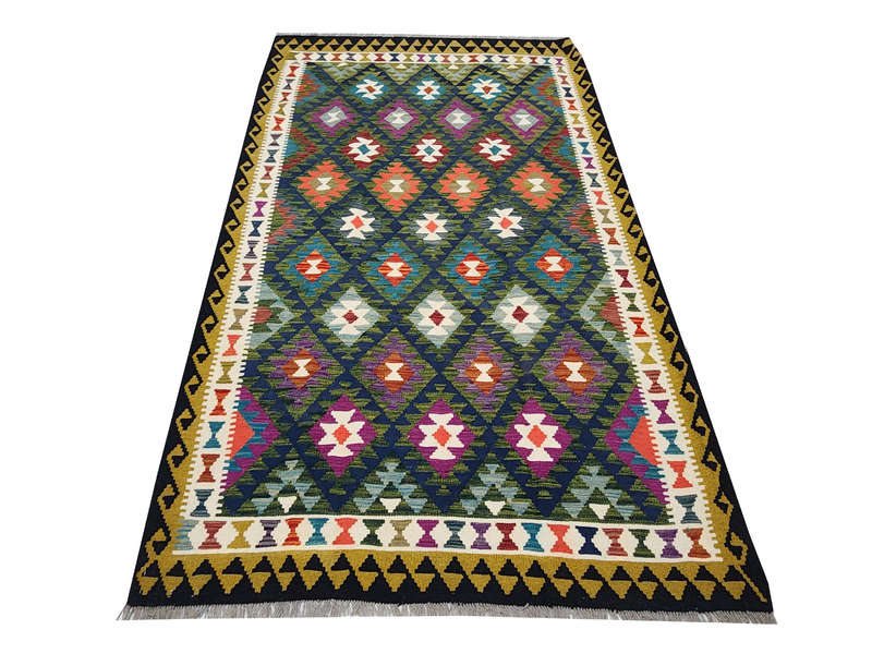 Gorgeous Afghan Maimana Kilim Rug 249 x 172 cm