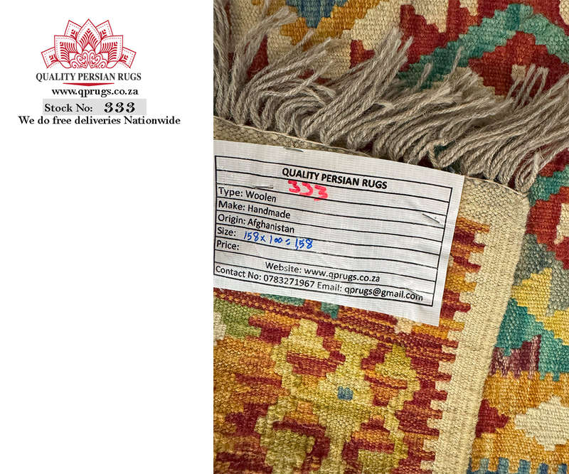 Incredible Afghan Choubi Kilim 158 x 100 CM
