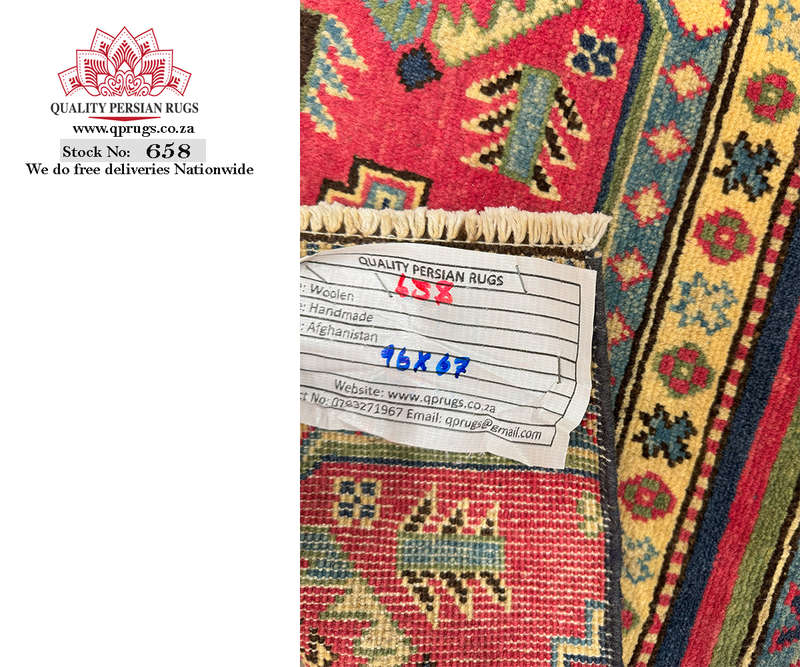 Stunning Afghan Ariana Handmade Carpet 96 x 67 CM