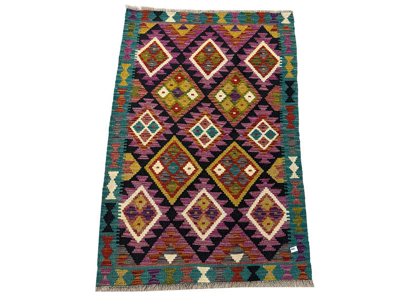 Gorgeous Afghan Maimana Kilim Rug 146 x 99 CM