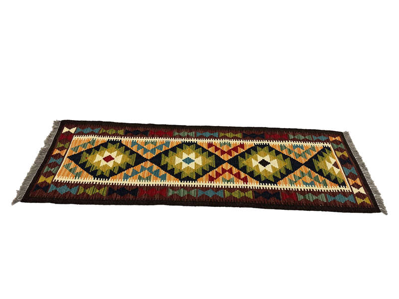 Stunning Afghan Maimana kilim Rug 187 x 63 CM