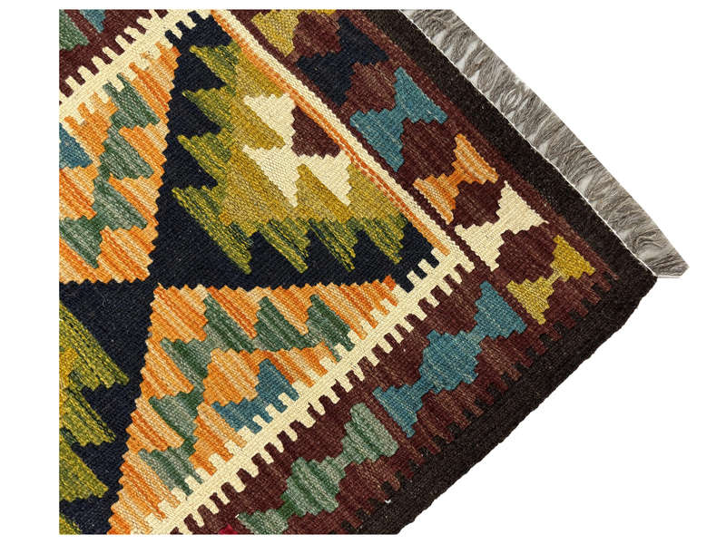 Stunning Afghan Maimana kilim Rug 187 x 63 CM
