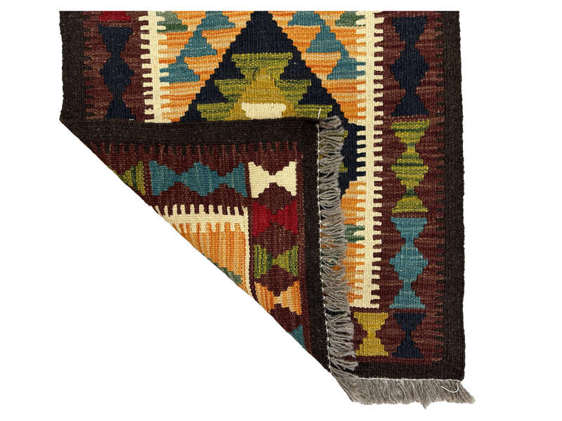 Stunning Afghan Maimana kilim Rug 187 x 63 CM