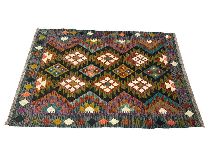 Beautiful Afghan Maimana Kilim Rug 146 x 105 CM