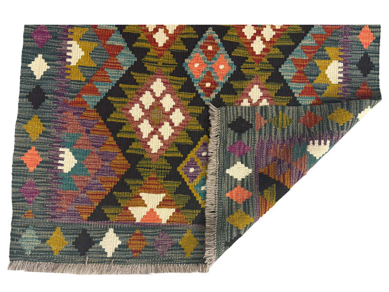 Beautiful Afghan Maimana Kilim Rug 146 x 105 CM