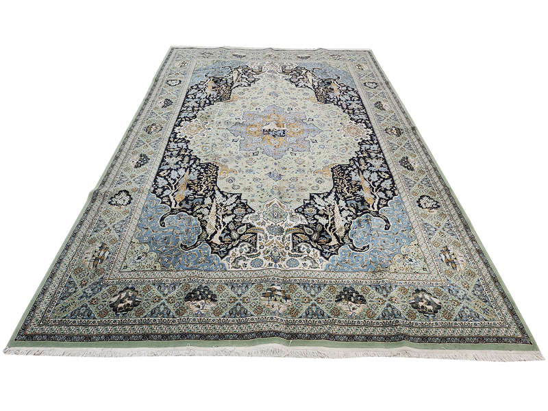 Green Persian Machine Made Carpet 400 x 300 CM