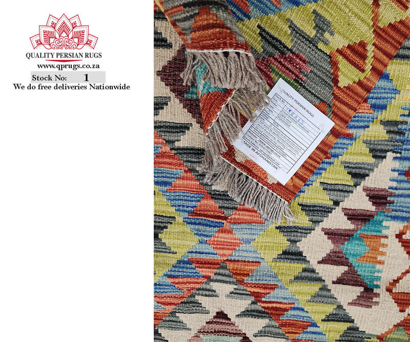 Gorgeous Afghan Choubi Kilim Runner 198 x 63 CM