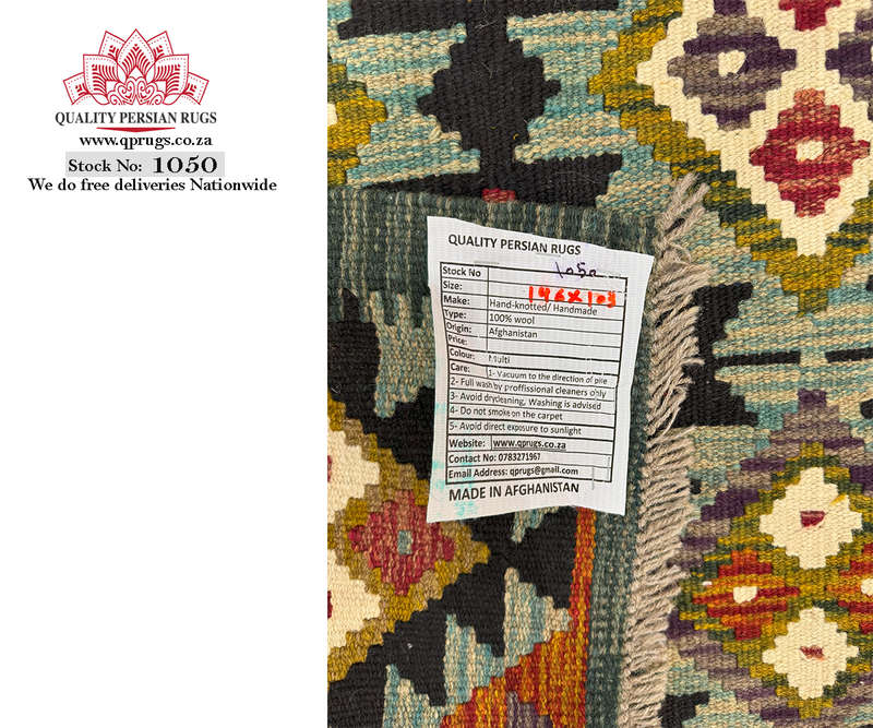 Beautiful Afghan Maimana Kilim Rug 146 x 103 CM
