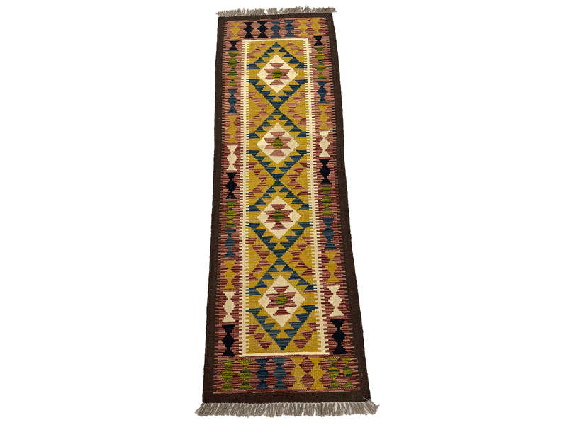 Beautiful Afghan Maimana Kilim Runner 191 x 63 CM
