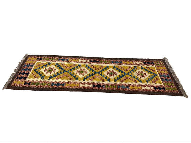 Beautiful Afghan Maimana Kilim Runner 191 x 63 CM