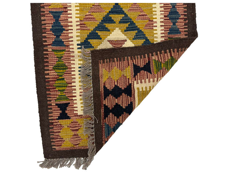 Beautiful Afghan Maimana Kilim Runner 191 x 63 CM