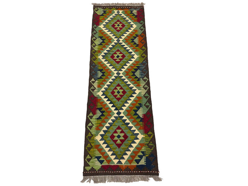 Gorgeous Afghan Maimana Kilim Runner 199 x 67 CM
