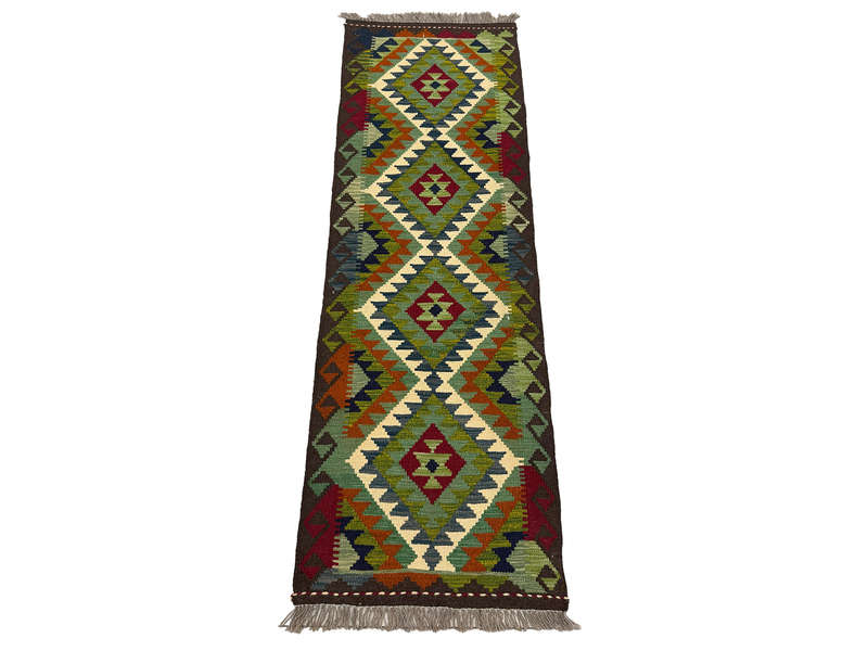 Gorgeous Afghan Maimana Kilim Runner 199 x 67 CM