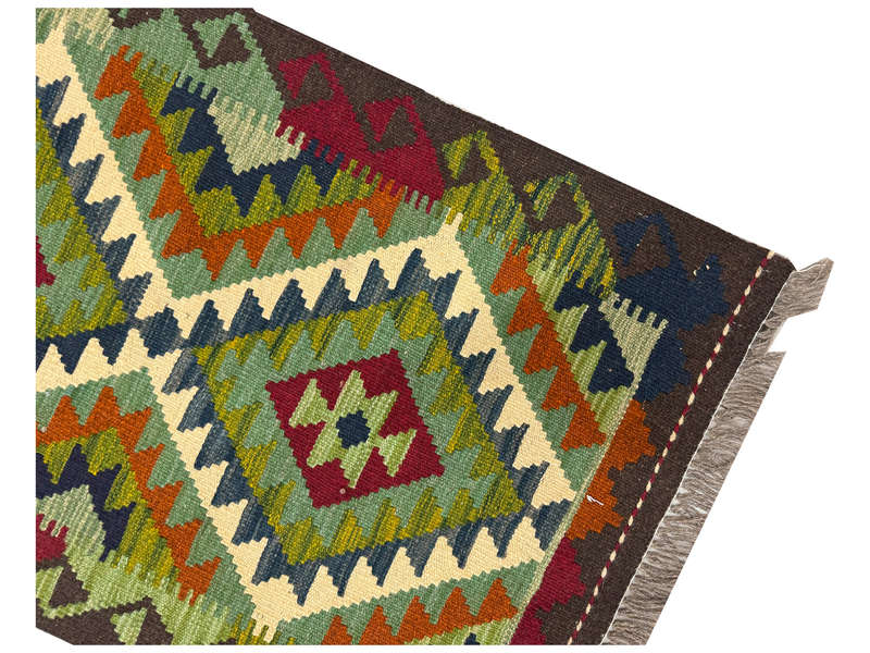 Gorgeous Afghan Maimana Kilim Runner 199 x 67 CM