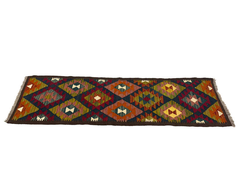 Gorgeous Afghan Maimana Kilim Runner 202 x 63 CM