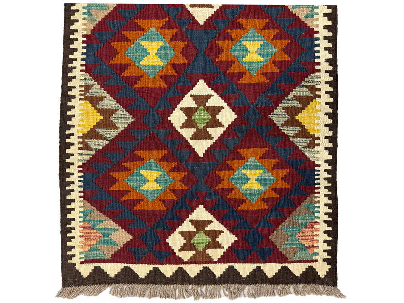 Fine Afghan Maimana kilim Runner 296 x 78 CM