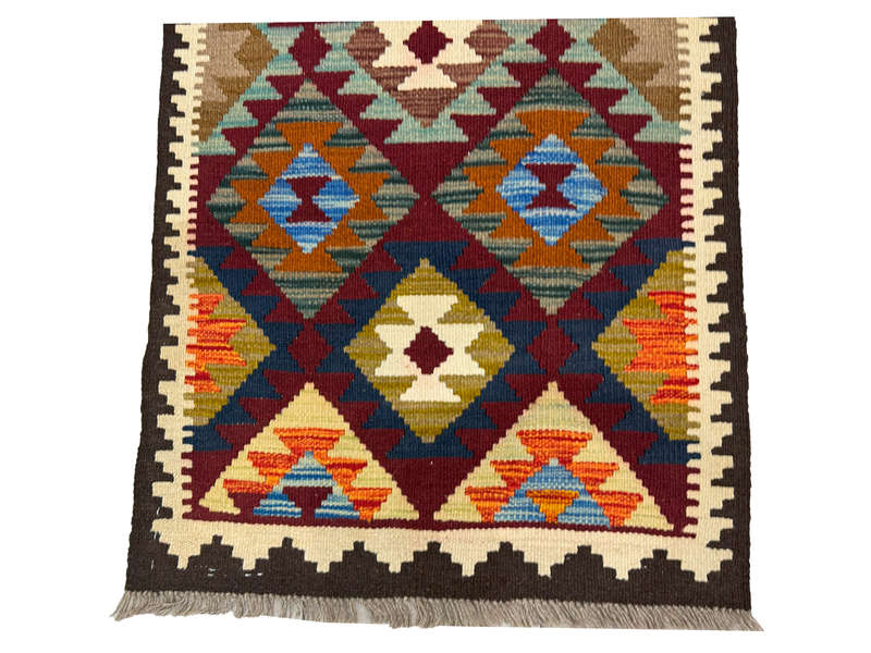 Beautiful Afghan Maimana kilim Runne 291 x 78 CM