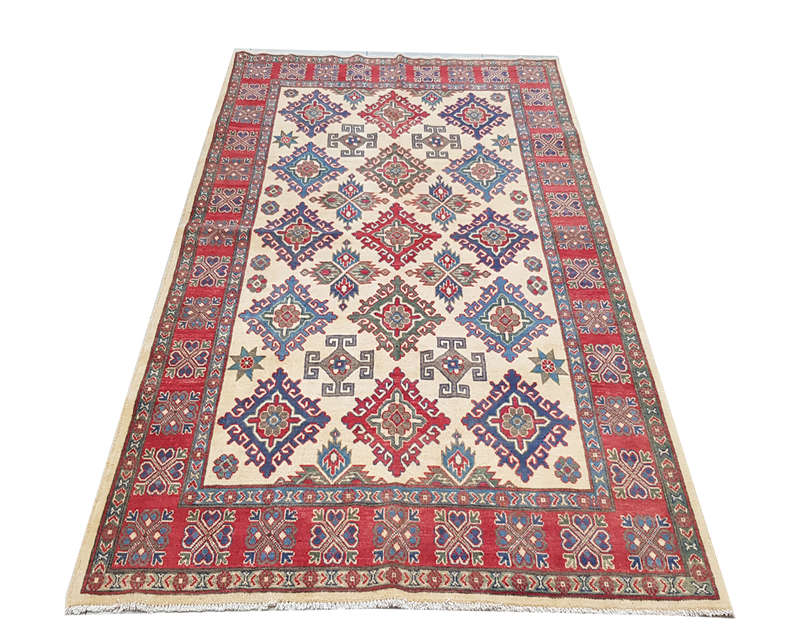 Gorgeous Afghan Kazaq Carpet 244 x 166cm