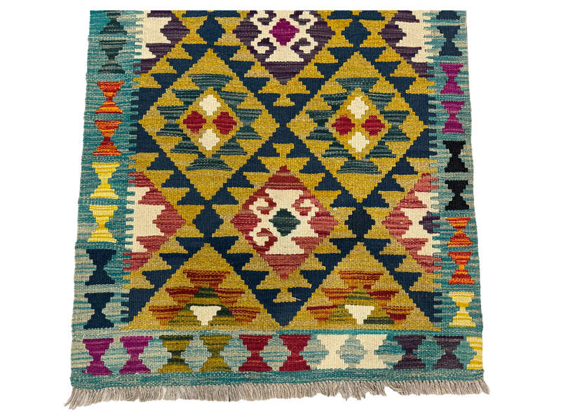 Gorgeous Afghan Handmade kilim Runner 290 x 88 CM