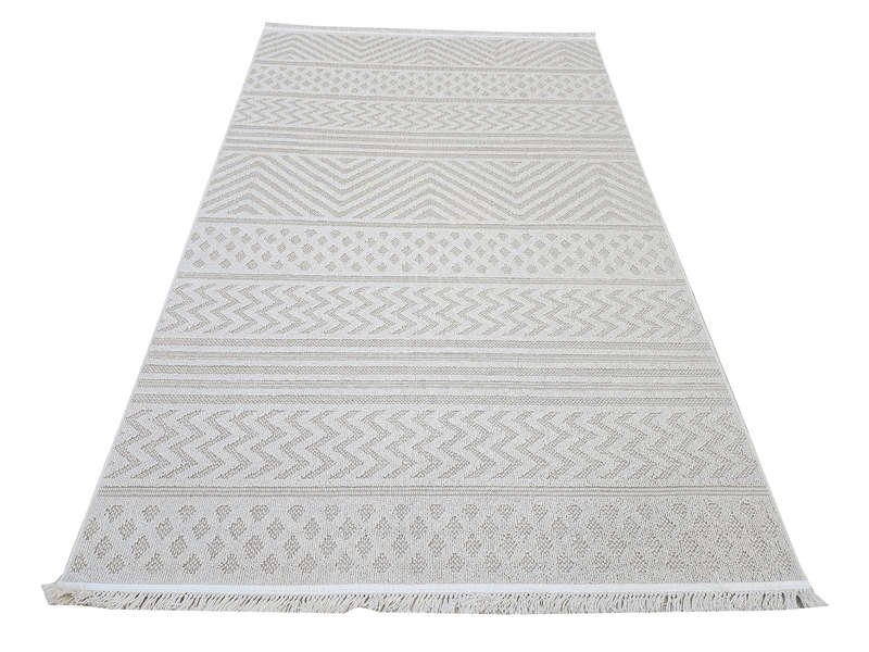Fine beige Jute style Carpet 290 x 200 cm