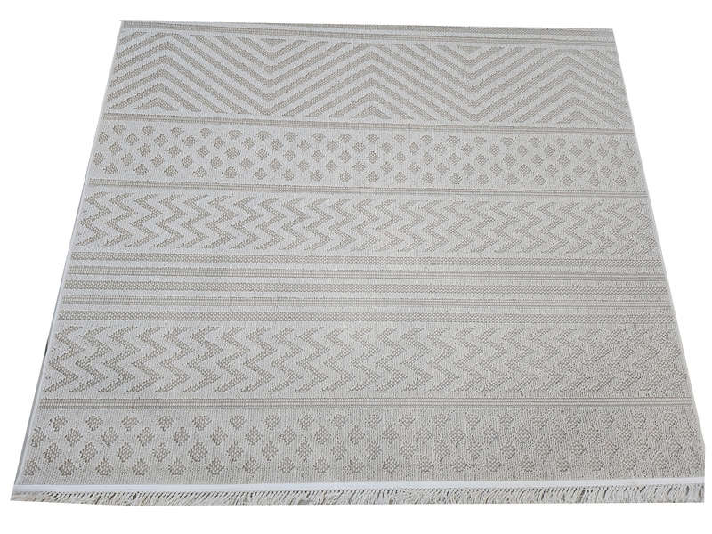 Fine beige Jute style Carpet 290 x 200 cm