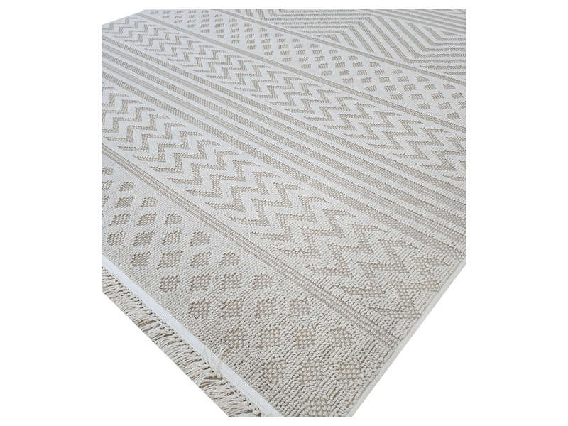 Fine beige Jute style Carpet 290 x 200 cm
