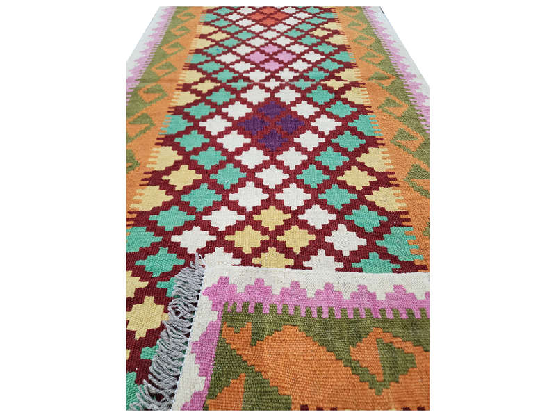 Beautiful Afghan Choubi Kilim Runner 188 x 72 CM