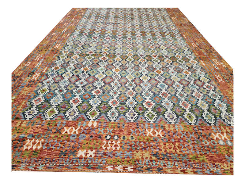 Fine Afghan choubi kilim 683 X 412 cm