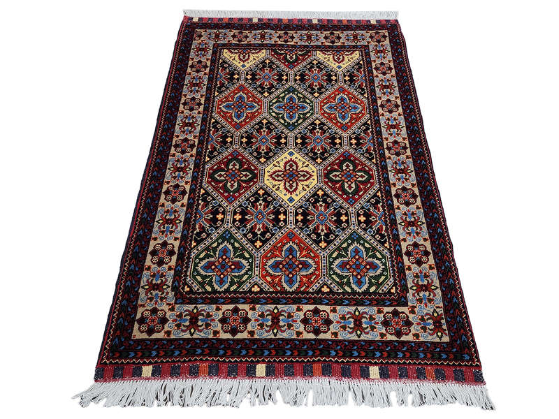Stunning Afghan Ariana Carpet 148 X 100 CM