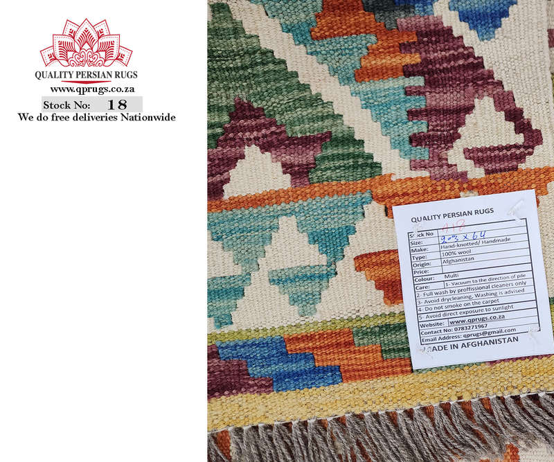 Gorgeous Afghan Choubi Kilim Runner 203 x 64 CM