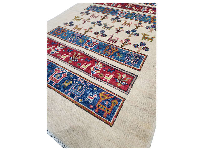 Stunning Afghan Ariana Carpet 152 X 104 CM