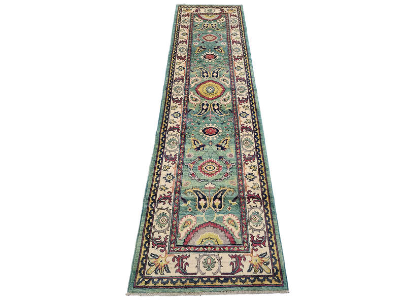 Stunning Afghan Ariana Carpet Runner 297 x 82 CM