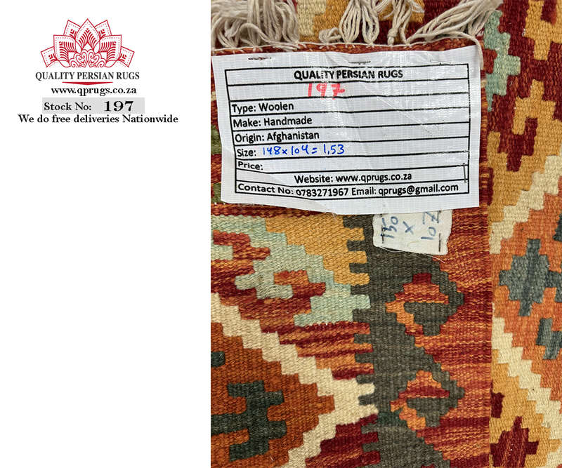 Stunning Afghan Choubi Kilim 148 x 104 CM