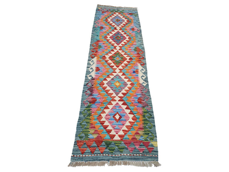 Stunning Afghan Choubi Kilim Runner 197 x 62 CM