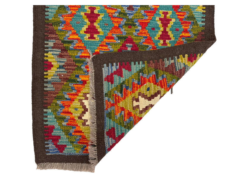 Stunning Afghan Maimana Kilim Runner 201 x 65 CM