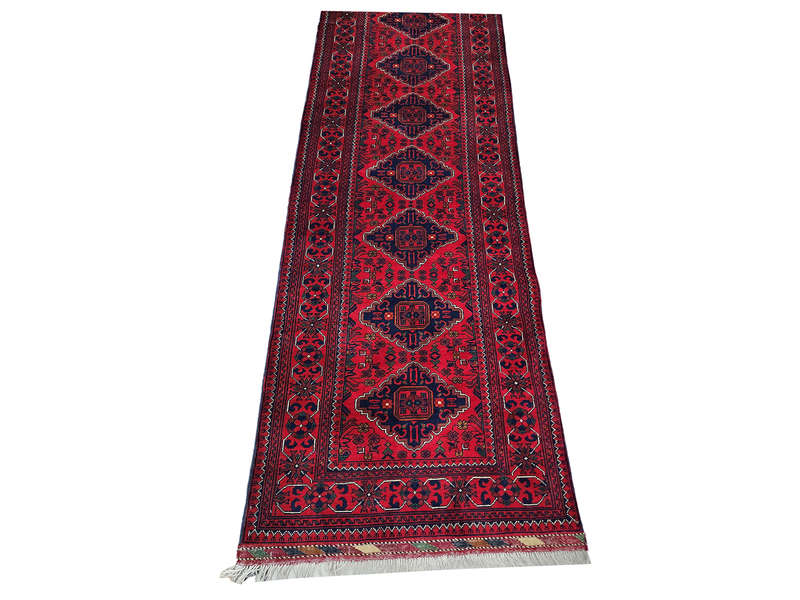 Gorgeous Afghan Khamyab Carpet Runner 404 x 84 CM