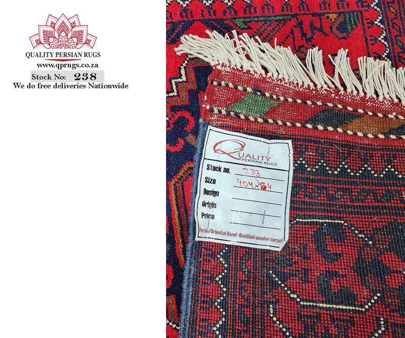 Gorgeous Afghan Khamyab Carpet Runner 404 x 84 CM