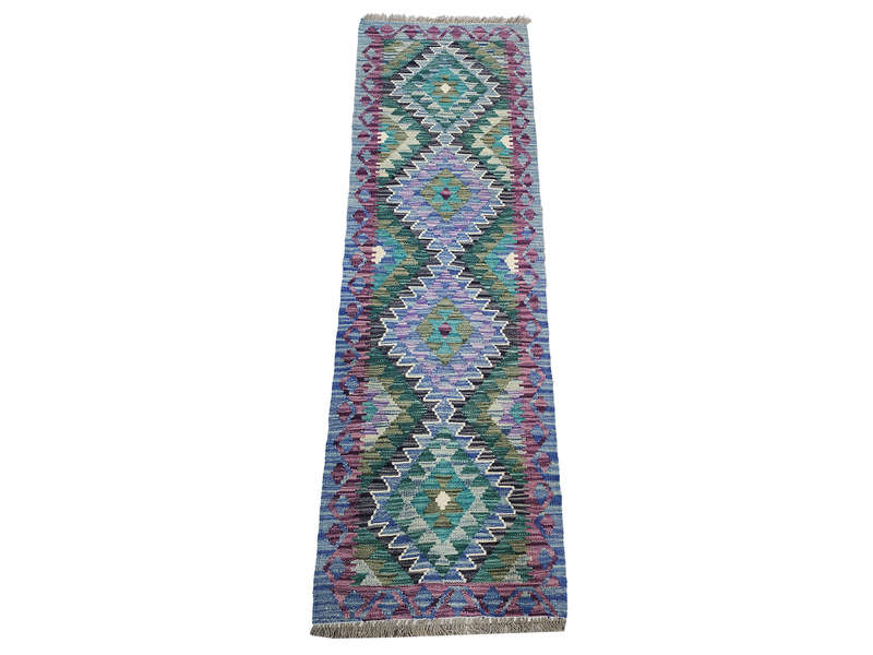 Rare Afghan Choubi Kilim Runner 200 x 64 CM