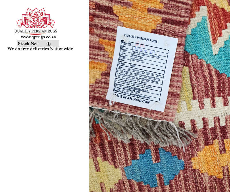 Stunning Afghan Choubi Kilim Runner 197 x 61 CM