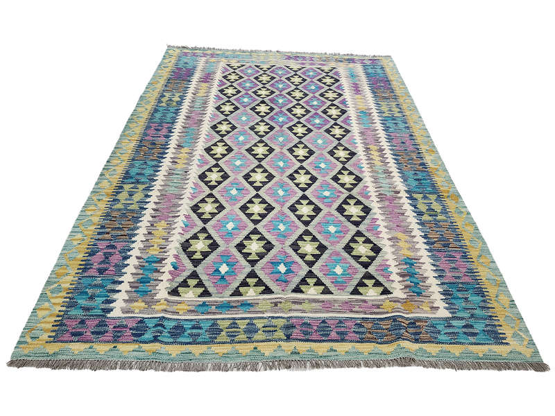 Rare Color Afghan Choubi kilim 255 x 184 CM